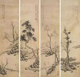  四大画僧的艺术世界,中国画典范