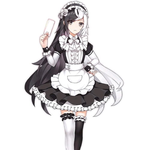  黑白丝过膝袜超可爱二次元美少女萌二次元