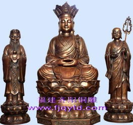 木板雕刻菩萨头像幽默笑