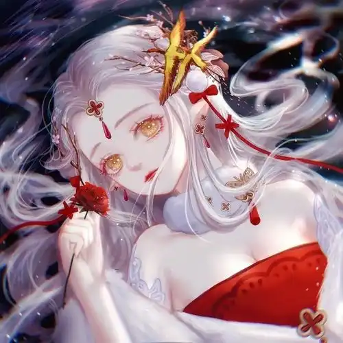  古风动漫闺蜜头像携满天星辰赠你,仍觉星辰不及你