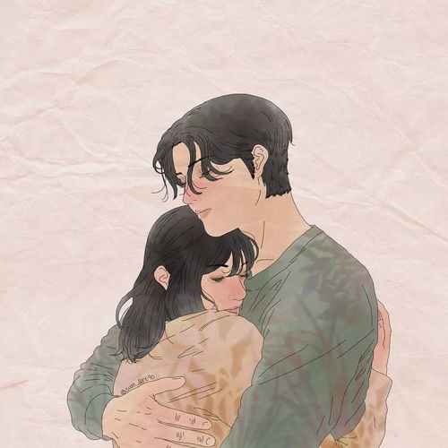  插画丨情侣甜蜜温馨有爱