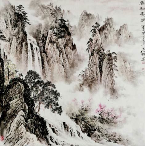微信头像山水画图片画好