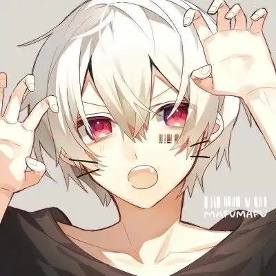  黑白伤感男生二次元qq头像二次元qq动漫头像