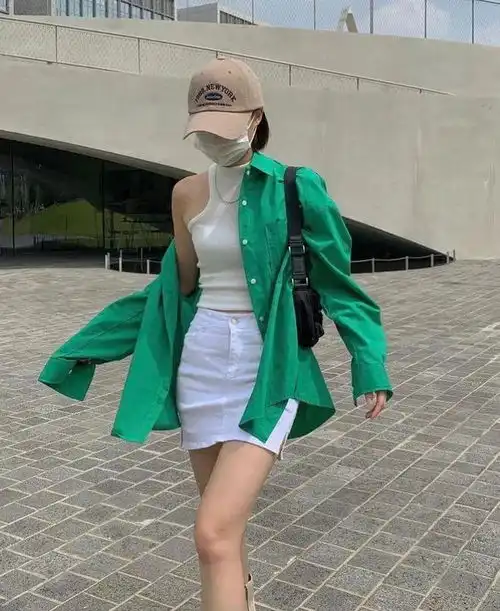 亚洲女孩彩色系穿搭 亚洲女孩彩色系穿搭