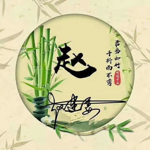  微信姓氏头像,高端励志签名头像,原来你的姓氏也可以这么个性
