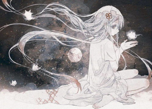  水彩插画猫与漫画少女治愈系插画太好看了还有组情头