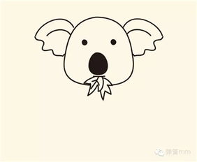  儿童简笔画之蠢萌考拉