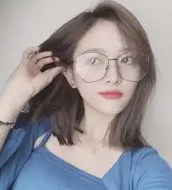 蓝色系女生头像可爱吴宣