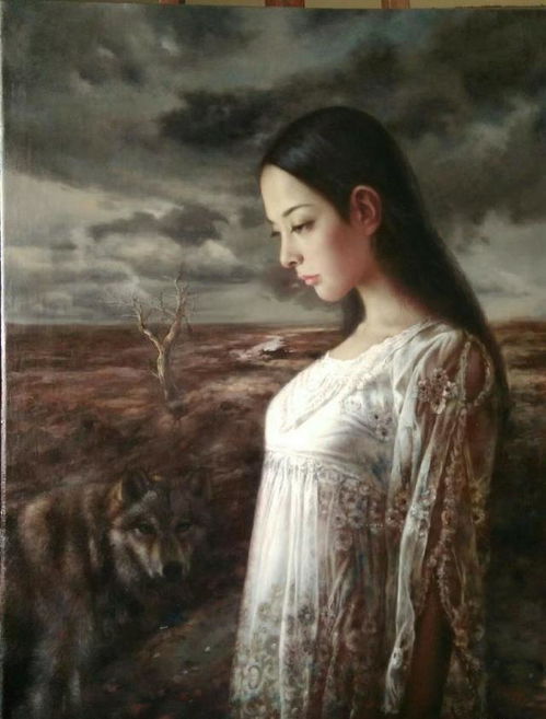 人体绘画年轻艺术家唯美女性人物油画作品欣赏