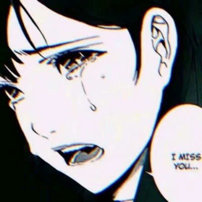 丧头像女动漫拿刀自杀