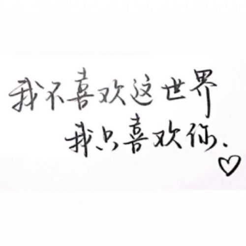  千鹤手写短句白底黑字图源d微信头像我要个性网