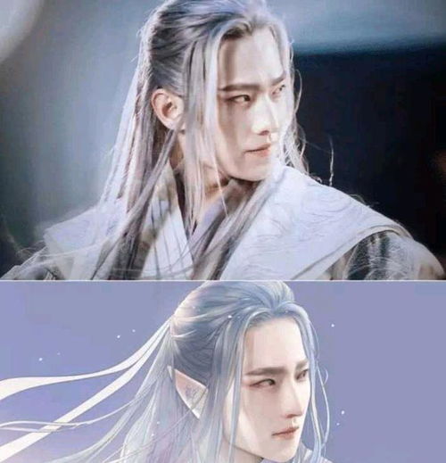  男明星漫画脸杨洋精灵的脸庞,张艺兴的有点勾人哦,那肖战的