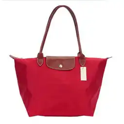  珑骧longchamp01000女款尼龙休闲通勤旅行红色系lepliage系列红色可折叠女士尼龙手提包大号1899089545价格报价图片正品品牌