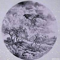 微信头像山水画图片走好