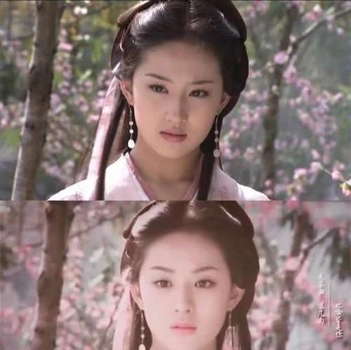  同样饰演王语嫣,赵丽颖与刘亦菲孪生姐妹但谁更仙一目了然