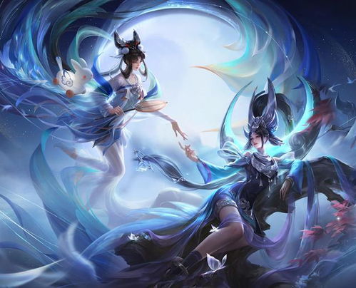  网友更改如梦令皮肤原画,女娲和嫦娥组cp,真的毫无违和感