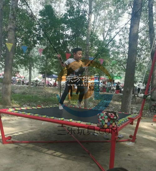  广场儿童小蹦极单人儿童蹦极优质厂家进口材质图片
