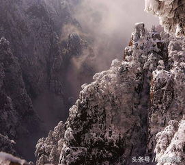  摄影欣赏黄山雪景