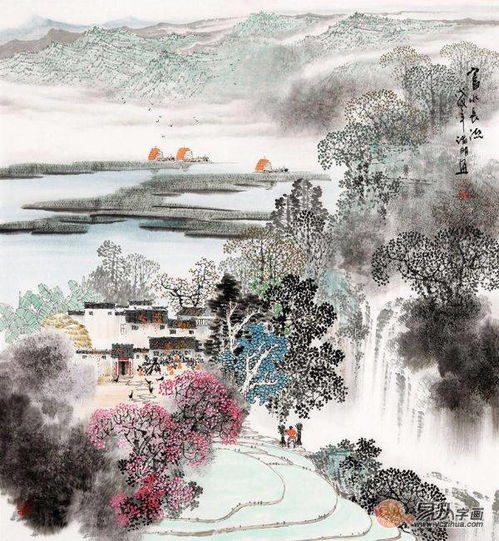  四个问题帮你解答什么是真正的流水生财山水画