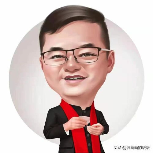  换一换你的微信头像吧,手绘的卡通大头漫画头像,大叔最爱系列
