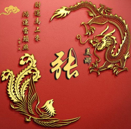  2019龙凤呈祥微信头像,红运当头签名头像设计,你一定会喜欢