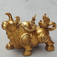  最霸气的牛气冲天图片金色有钱牛气冲天唯美图片