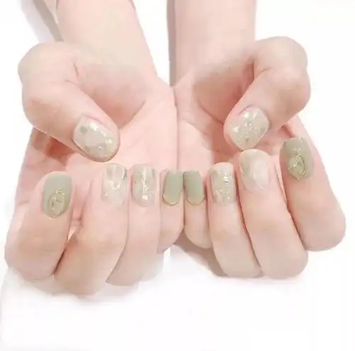 绿蓝系美甲款,氧气少女炼成记 绿蓝系美甲款,氧气少女炼成记