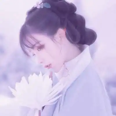 林弦蓝色系唯美古风女头 林弦蓝色系唯美古风女头