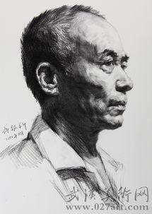  素描头像作品图片,素描人头像美术作品15.3.0013