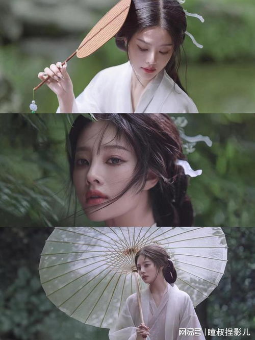  竹编白伞,古风人像创作中所向披靡的道具神器