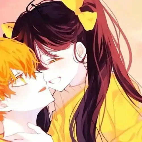 萌系情侣头像卡通可爱一