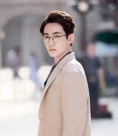  申字脸戴眼镜男生发型男士脸型配眼镜图解