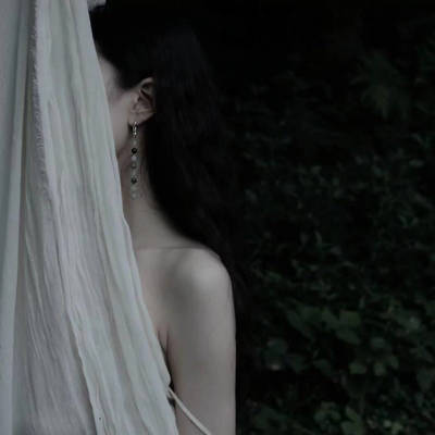  丧系列女头黑暗丧风格女头像