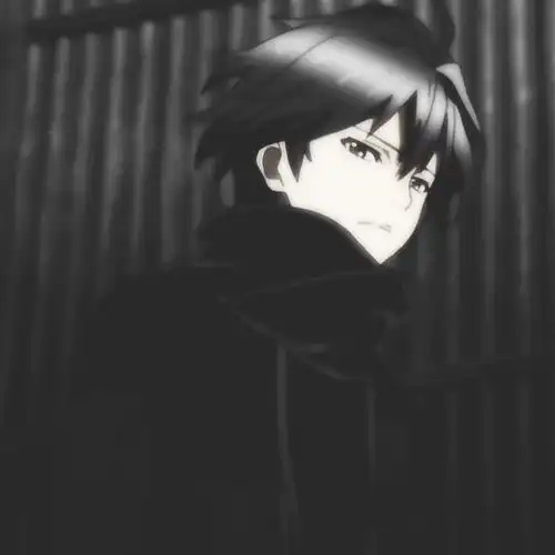  高清黑白优质男生头像图集动漫头像