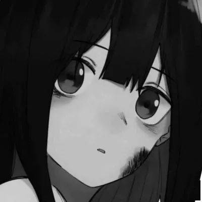  伤感女头像黑白丧系女生头像