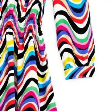  katespadenewyork凯特丝蓓2013节日系列彩色漩涡纹连衣裙