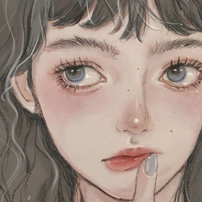  守月仙手绘女头空空落落又女生头像我要个性网