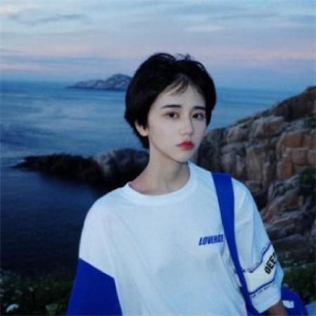  短发女生头像,夏季个性唯美短发头像图片