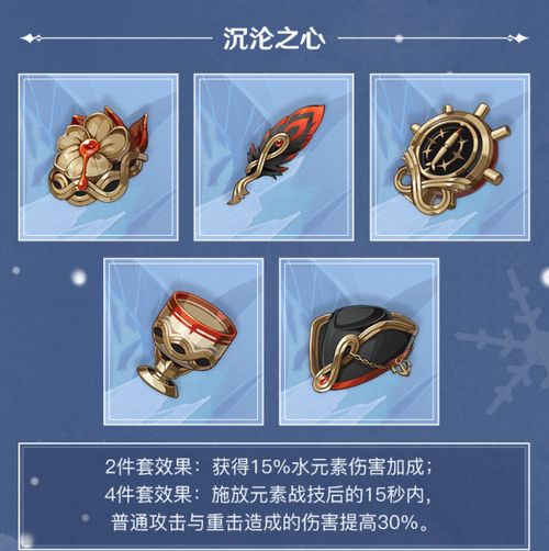  原神沉沦之心套装效果介绍水套效果介绍