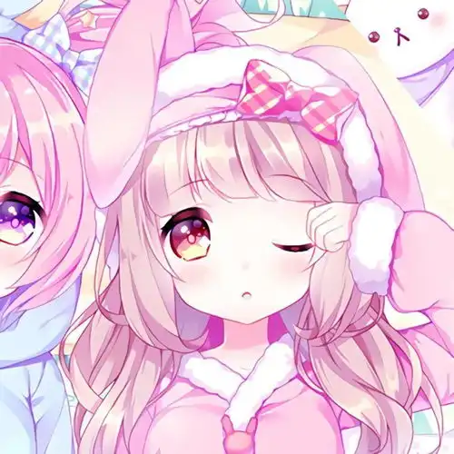  可可爱爱的动漫情头闺蜜头像哇