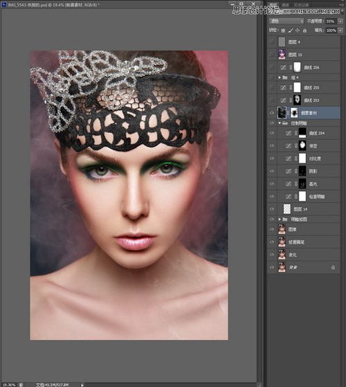  photoshop详细解析人像照片后期商业精修过程