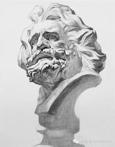  素描基础教程石膏头像步骤教程