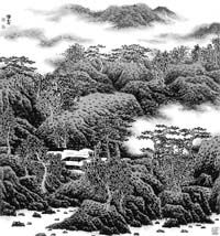  杨留义的山水画艺术