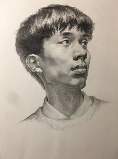  素描,速写,头发塑造口诀