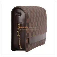  男士手拿包商务手拿包咖啡格手拿包n51993