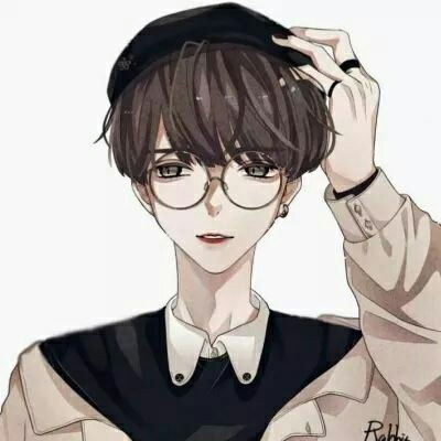 微信头像男生戴眼镜