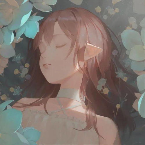 黑色伤感头像动漫女生