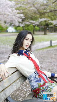  画美人醉angelababy樱花写真仙气十足少女感爆棚