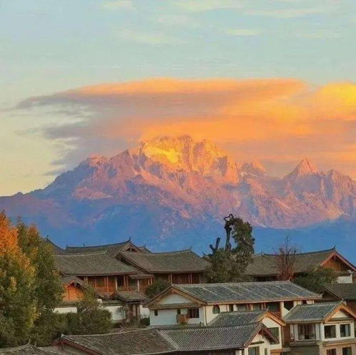  聚财招财旺财的山水风景头像