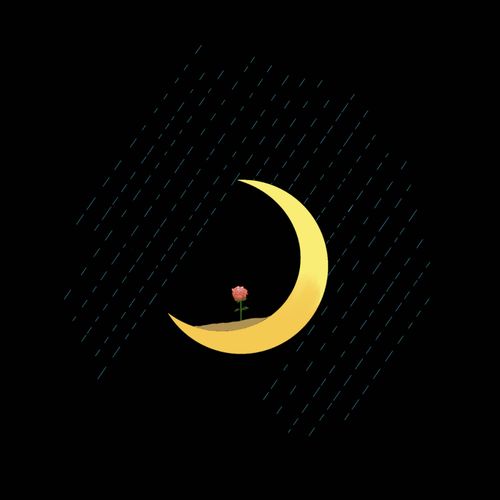  原创头像月亮与玫瑰微信头像唯美高清图片,堆糖,美图壁纸兴趣社区